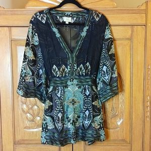 ECI Boho Plus size blouse